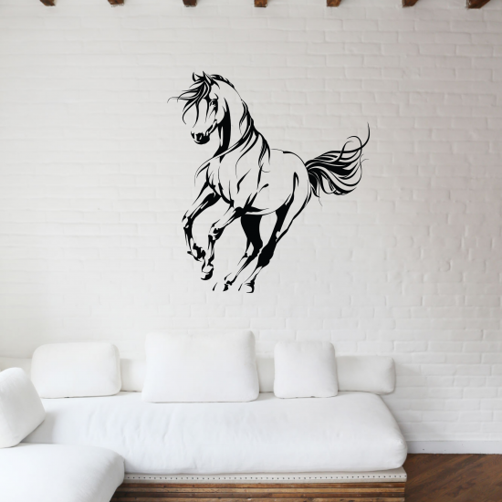 Horse Bust Metal Wall Art Decor