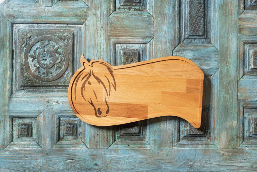 Equestrian Design Long Breakfast and Snack Plate